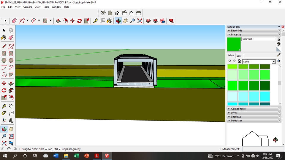 3D & Perspektif - gambar 3D dengan Sketchup  - 10