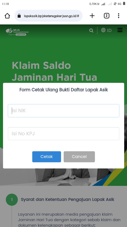 Jasa Lainnya - Jasa Pencairan BPJS KETENAGAKERJAAN Secara Online - 3