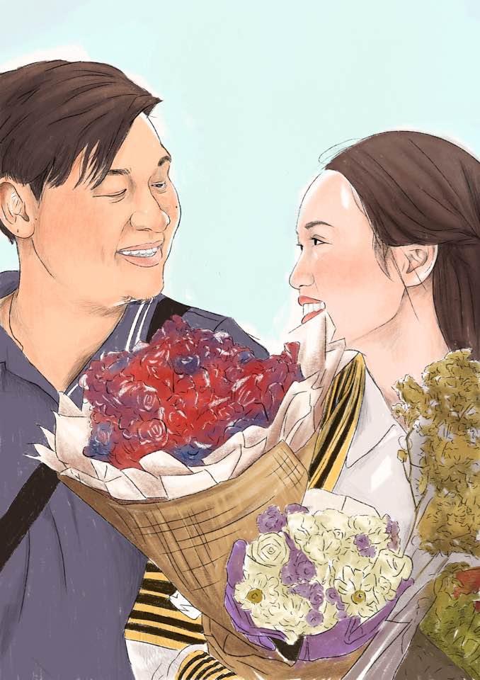 วาดภาพเหมือน Portrait - งานภาพ Portrait โดดเด่นด้านการใช้สีและดูเรียบง่ายในราคาประหยัด - 10