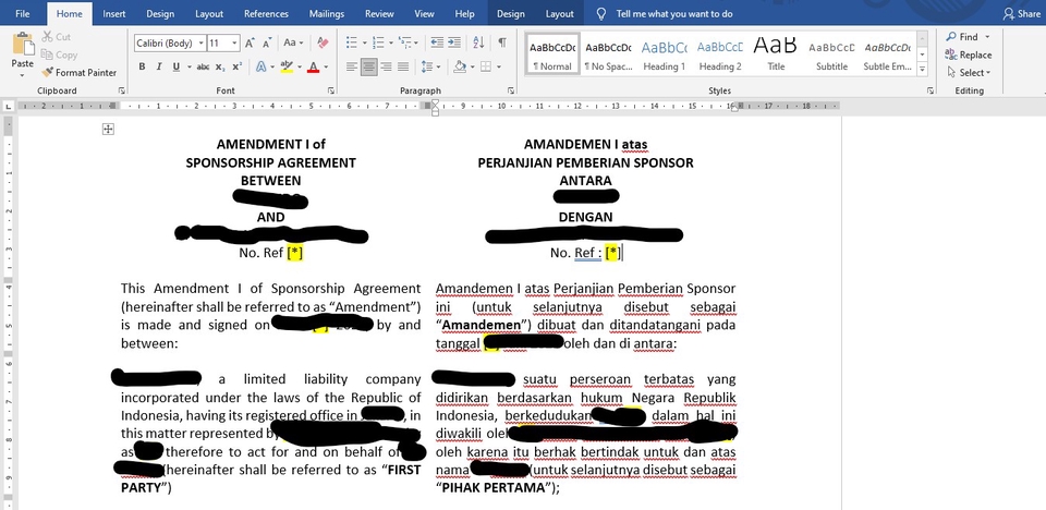 Hukum - Contract Review, Legal Drafting - 3