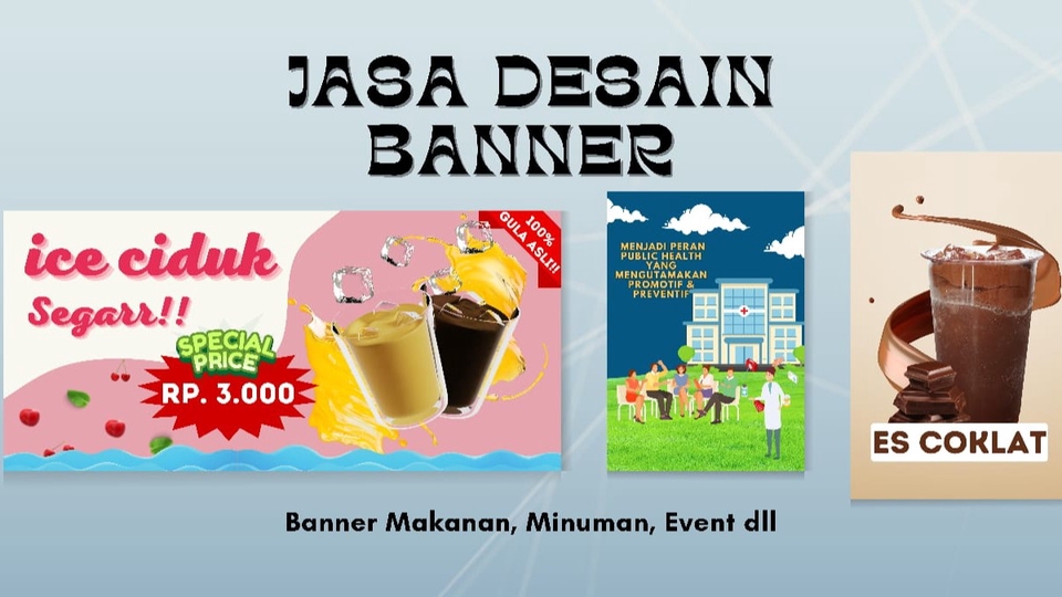 Banner Online - DESAIN BANNER PERIKLANAN & EVENT - 1