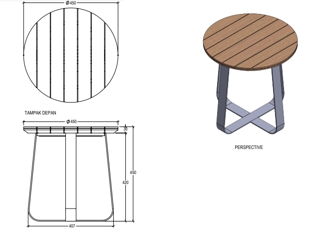 Desain Furniture - Jasa Shop Drawing 2D dan 3D Furniture & Pogram CNC Manufaktur  - 3