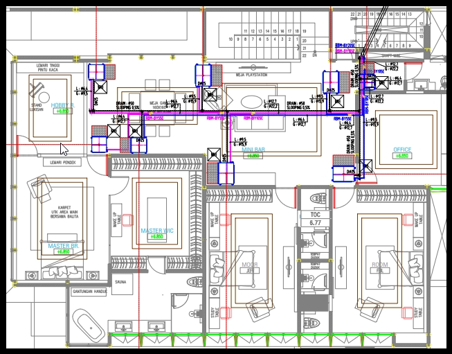 CAD Drawing - Design Layout HVAC - 3