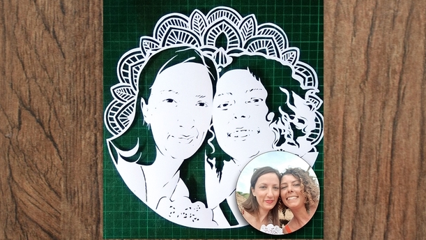 Gambar dan Ilustrasi - Papercut Special Gift for Birthday, Event, appreciation - 12