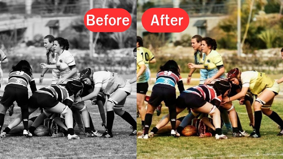 ไดคัท & Photoshop - เปลี่ยนภาพขาวดำเป็นภาพสี ไดคัท รีทัช - 3
