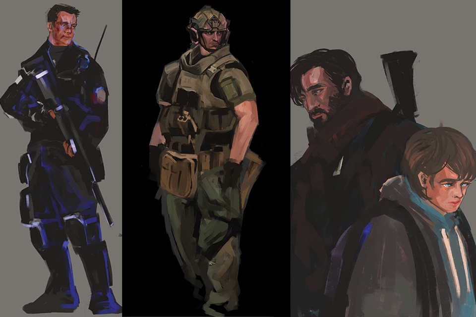 รับวาดรูปตัวละคร ภาพประกอบเกมส์ อนิเมะ การ์ตูน digital painting