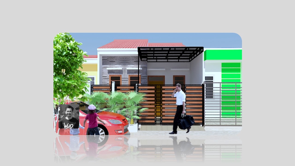 3D & Perspektif - DESIGN RAK DISPLAY, STAND PAMERAN, TOKO / CAFE DENGAN CEPAT MURAH DAN BERKUALITAS - 8