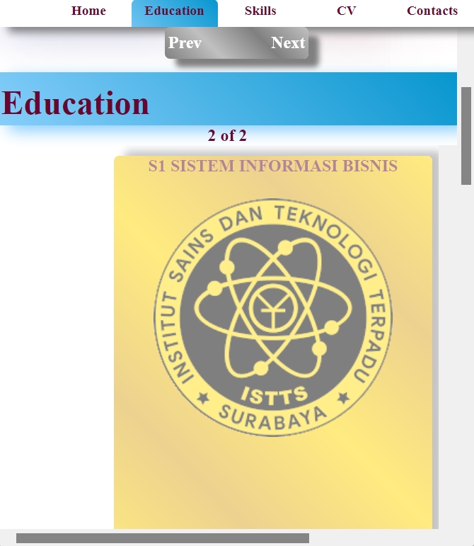 Logo Institut Sains dan Teknologi Terpadu Surabaya, S1 Sistem Informasi Bisnis.