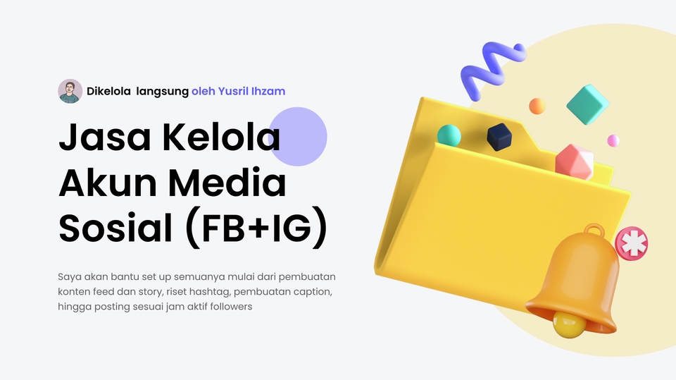Digital Marketing - Konten full 1 bulan feed dan story IG + FB - 1