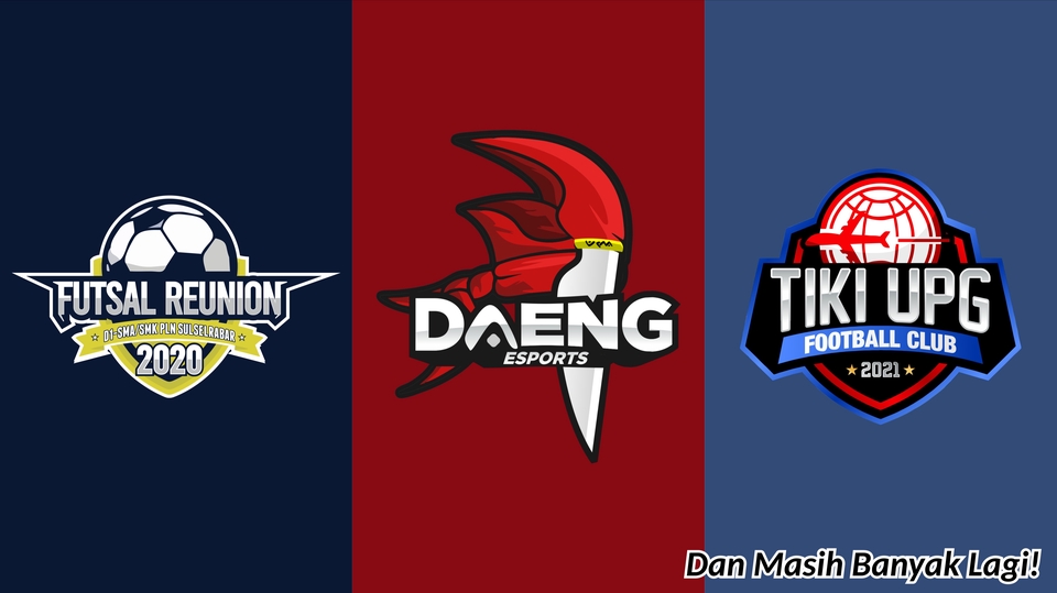 Logo - Logo Modern, Minimalis & Profesional untuk E-Sport, Sport, Tim, Branding Nama Pribadi - 1