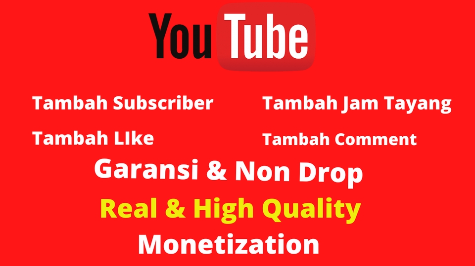 Tambah Followers - Paket Pemula Youtube untuk MOnetisasi - 1
