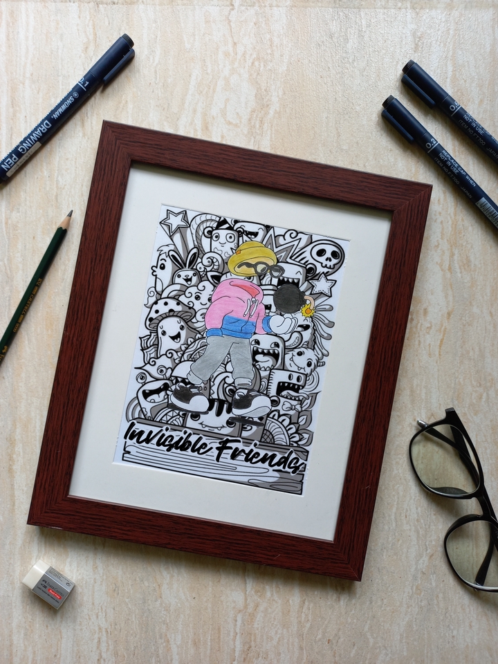 Gambar dan Ilustrasi - Etalase Doodle ; Desain Gambar Doodle Art & Hand Lettering - 3