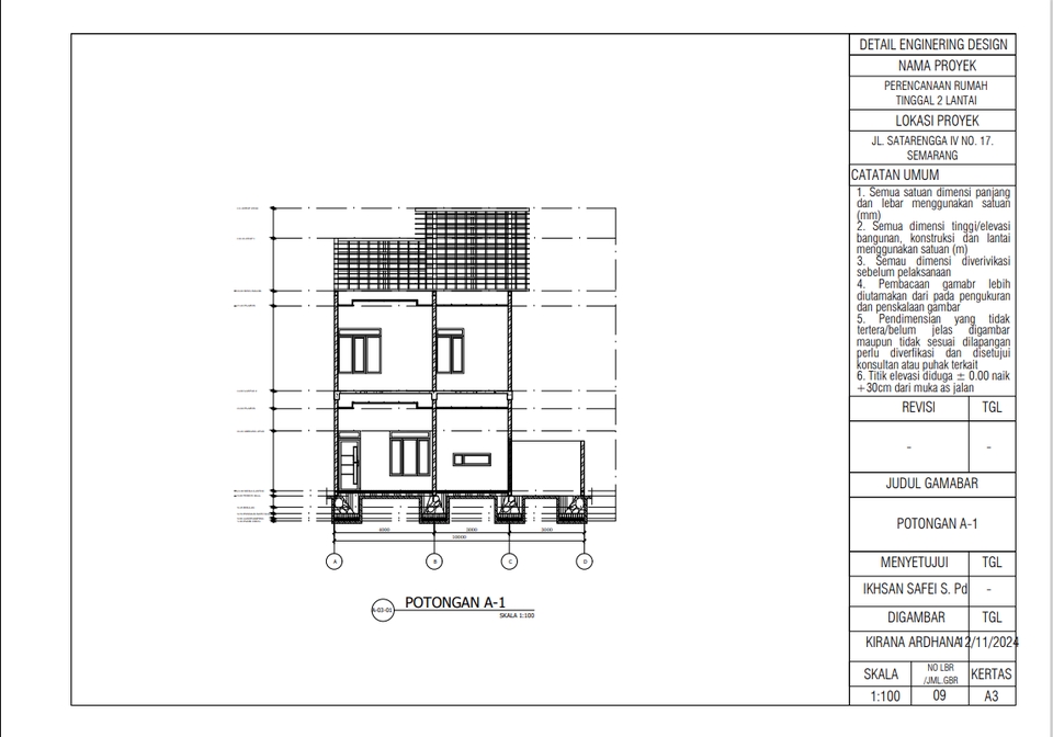 Drawing Ruko Desain rumah tinggal dan ruko.