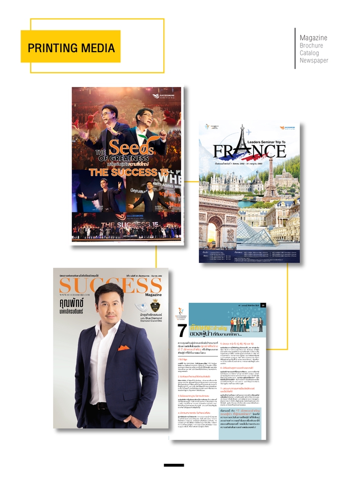 สื่อสิ่งพิมพ์และนามบัตร - ออกแบบหนังสือ นิตยสาร สิ่งพิมพ์ หรือ E-Magazine  - 4