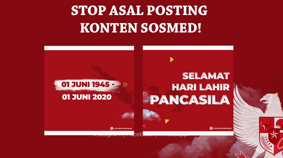 Banner Online - STOP ASAL POSTING KONTEN SOSMED - COCOK UNTUK UKM - 1