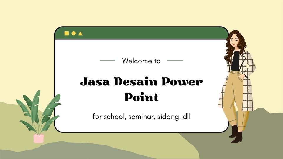 Jasa Desain Power Point, membuat presentasi untuk seminar, sekolah, sidang, dll. Harga desain power point murah.