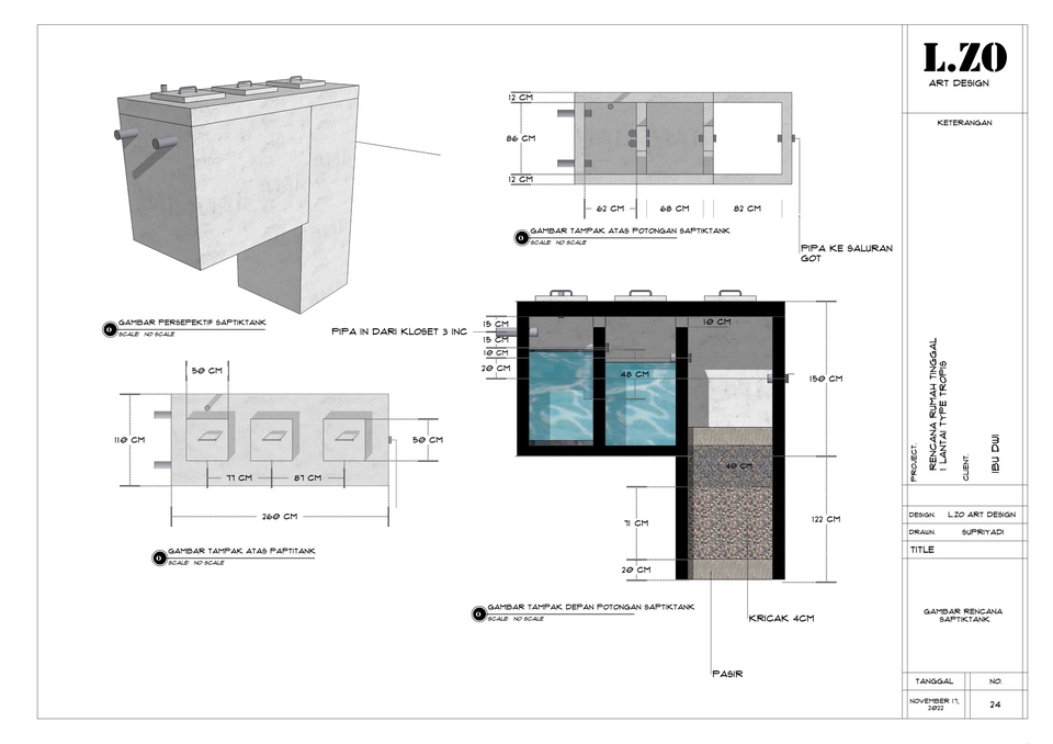 CAD Drawing - JASA DESAIN ARSITEKTUR 1 HARI SELESAI - 12