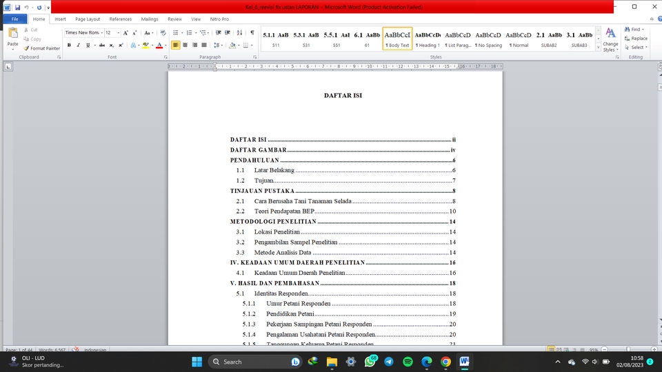 Pengetikan Umum - Jasa pengetikan (microsoft word) - 5