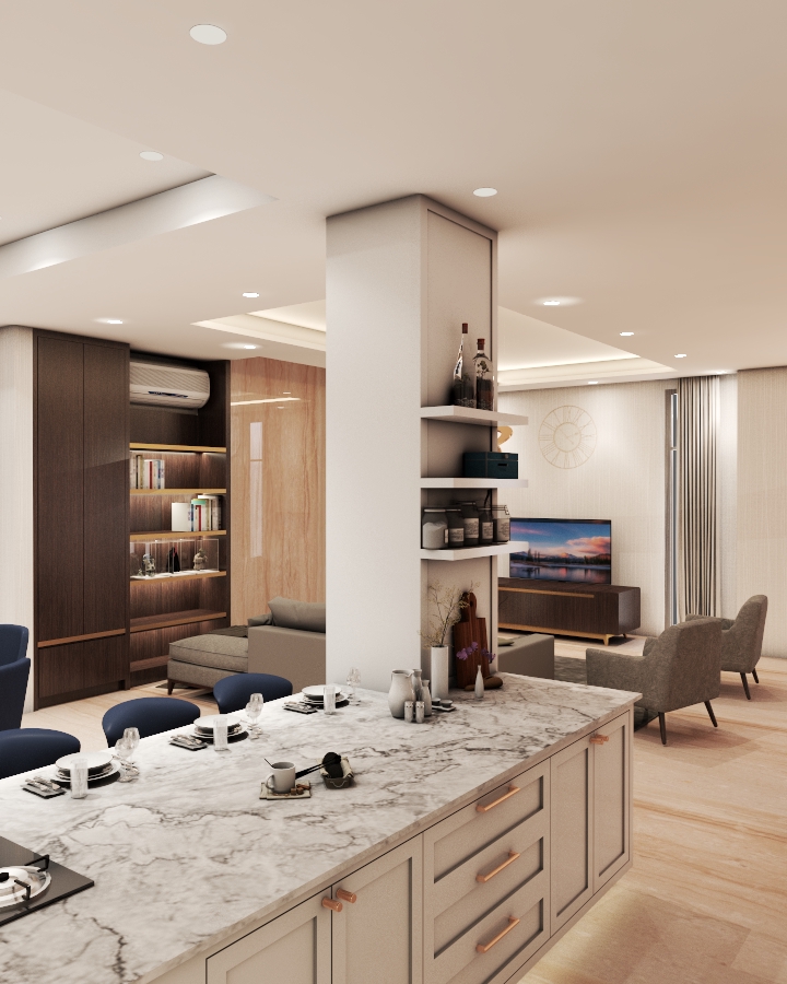 3D & Perspektif - 3D Modeling, Desain Interior, Interior Rendering - 9