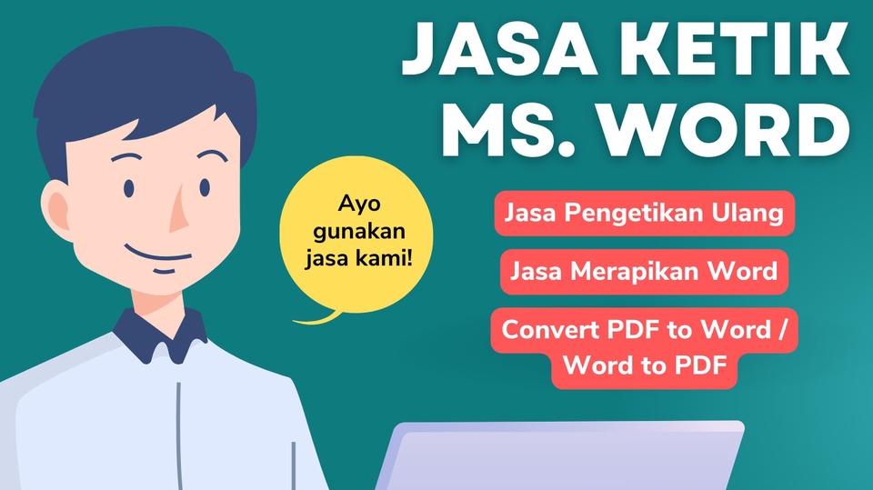 JASA KETIK MICROSOFT WORD