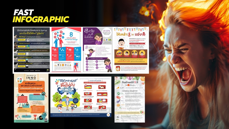 Infographics - Fast Infographic รับออกแบบอินโฟกราฟฟิกแบบรวดเร็วทันใจ  - 4