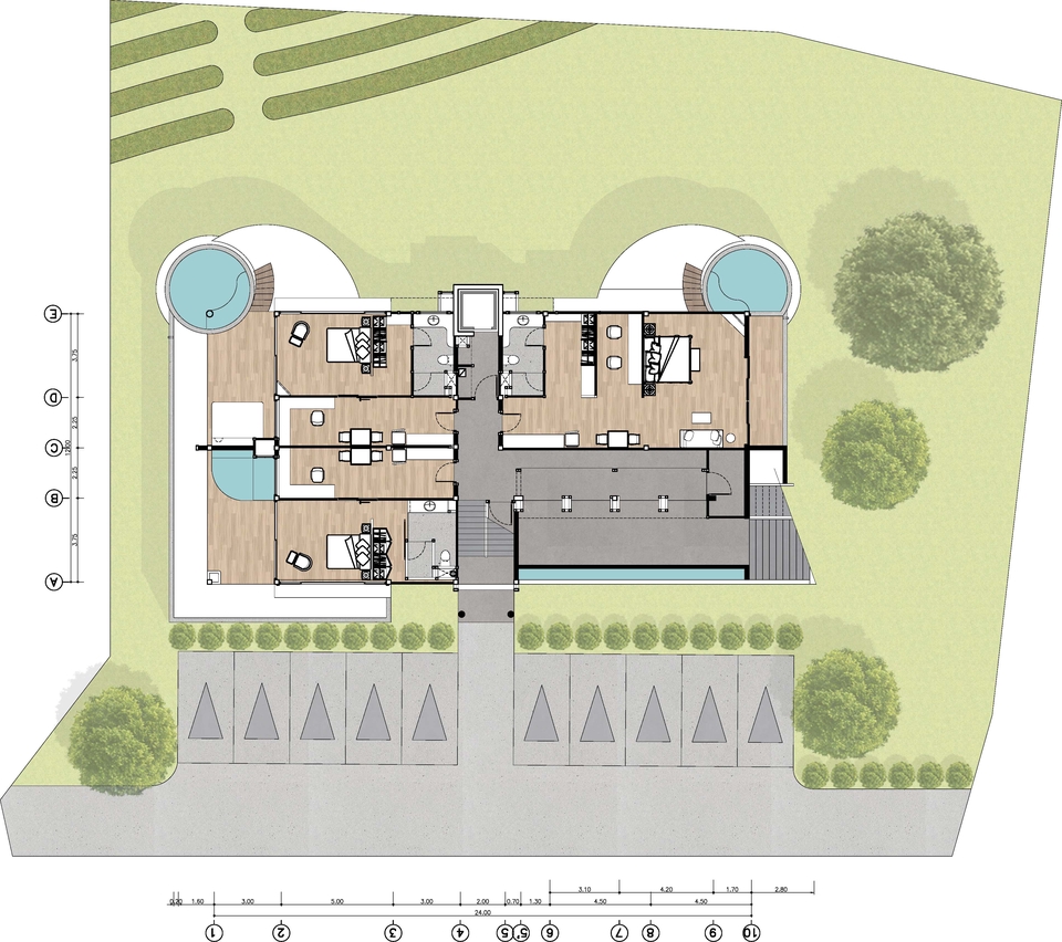 3D Perspective - รับออกแบบ Design/3D Perspective บ้าน ร้านอาหาร บาร์ คา่ฟ่ ภายนอกและภายใน - 27