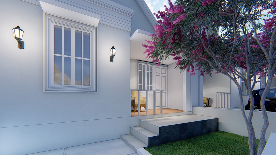 3D & Perspektif - Melayani Desain rumah berkualitas (Gambar kerja, Gambar 3D & Animasi) dengan pelayanan terbaik - 4