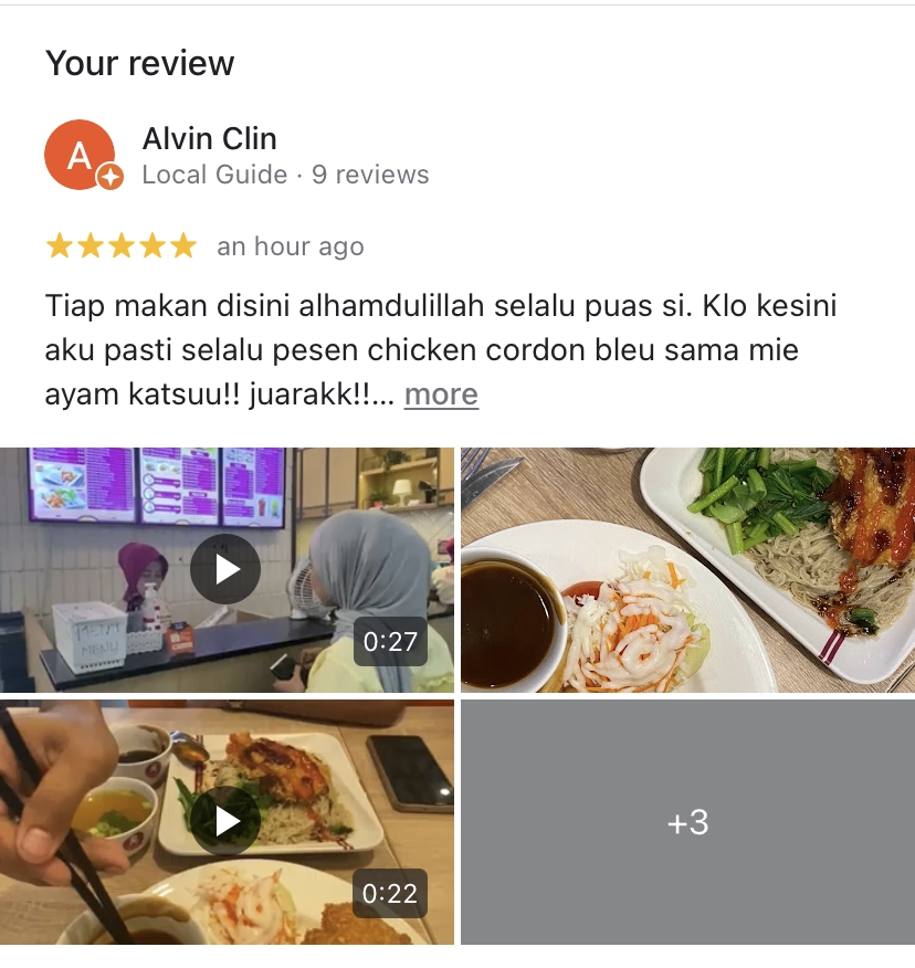 Memberi Review - Review Google Maps - 3