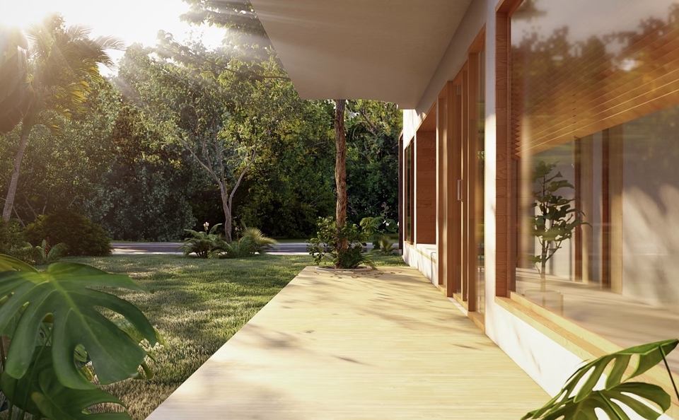 รับออกแบบภูมิทัศน์สวยงาม จัดสวนสไตล์โมเดิร์น บ้านพักตากอากาศ ออกแบบสวน รับจัดสวน