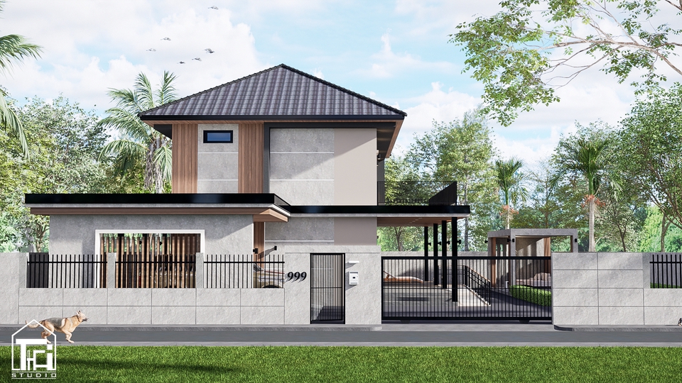 3D Perspective - รับทำภาพ3D Perspective ภายนอก,ภายใน,หรือมุมที่ต้องการ - 3