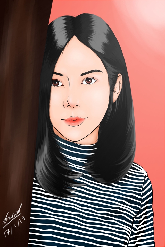 วาดภาพเหมือน Portrait - จ้างเถอะ อยากวาด - 4