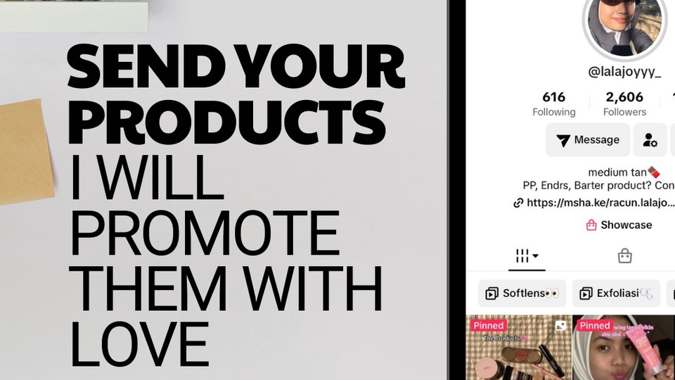 Selebgram/ Socmed - Jasa Pembuatan Konten dan Pemasaran Video di TikTok bisa disesuaikan dengan kemauan - All products - 1