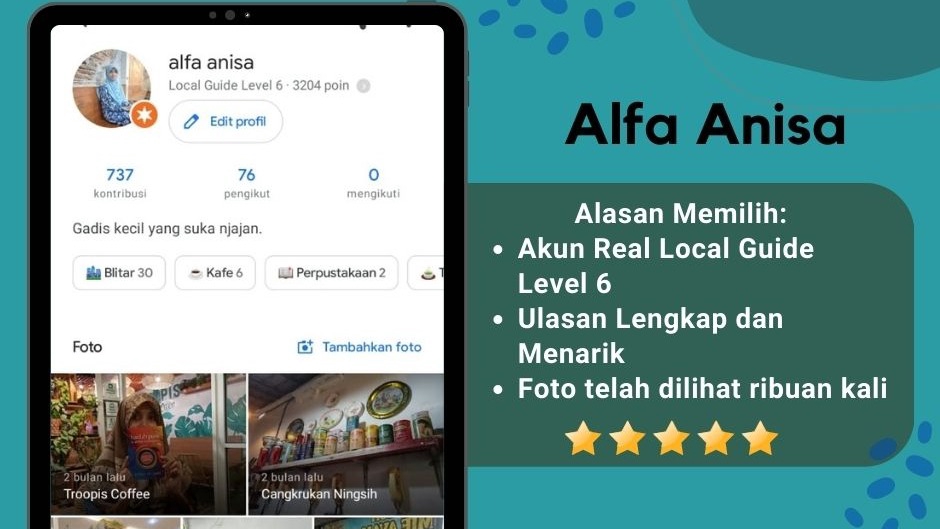 Memberi Review - Jasa Review Google Maps dan Google Bisnis, 1 Hari Langsung Jadi - 1