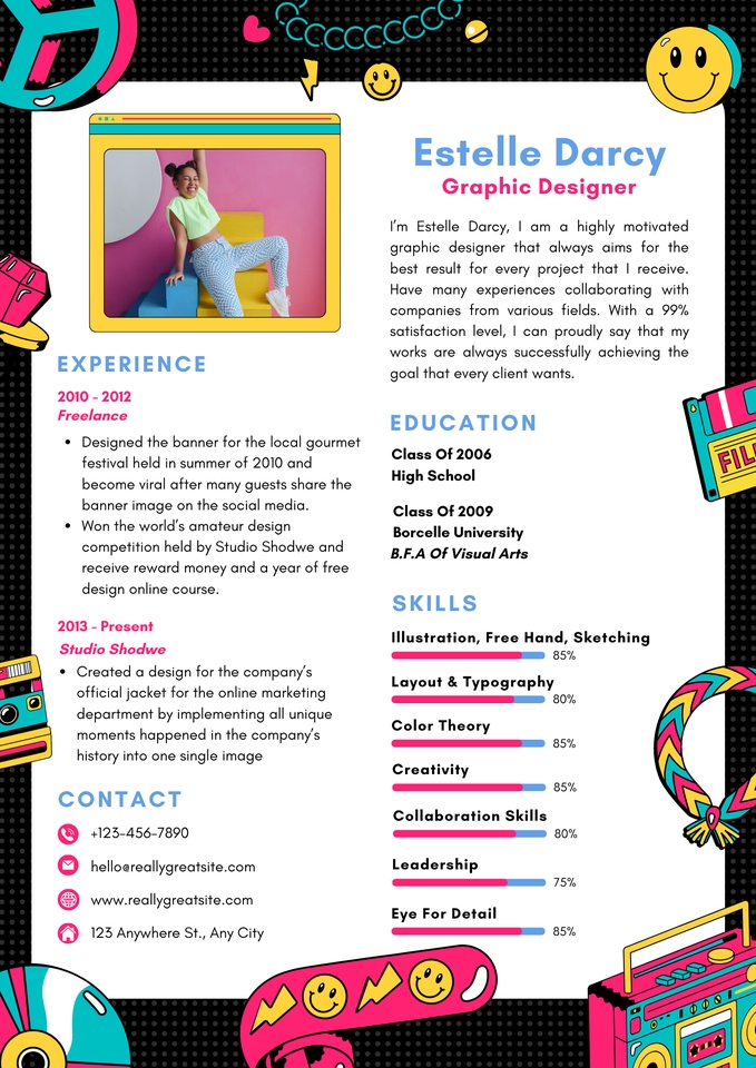 Portfolio & Resume - Desain CV / Resume Modern Secepat Kilat - 3