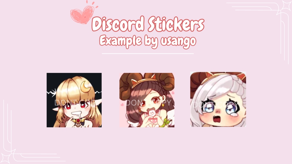 ออกแบบ Character & Mascot - ออกแบบ Sticker สำหรับ Discord - 4