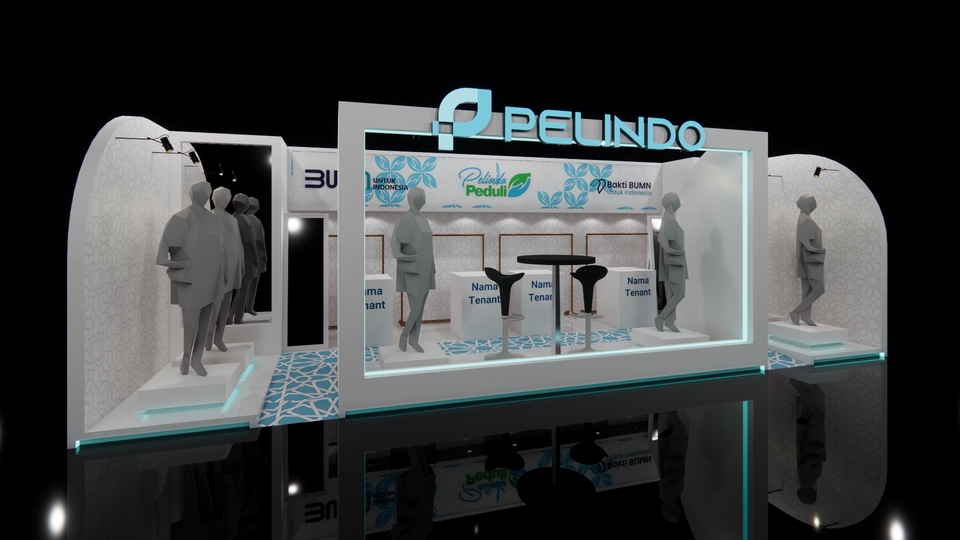 3D & Perspektif - Jasa Desain Exhibition Booth Pameran Custom Special Design - 5