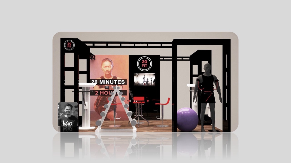 3D & Perspektif - DESIGN RAK DISPLAY, STAND PAMERAN, TOKO / CAFE DENGAN CEPAT MURAH DAN BERKUALITAS - 10