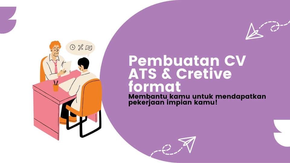 Portfolio & Resume - Pembuatan CV ATS Friendly dijamin tembus company website sudah terbukti - 1