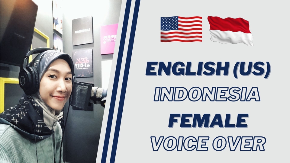 Sulih suara (dubbing, looping) - Voice Over Wanita Indonesia - English | Express Delivery | Pengisi Suara Profesional - 2