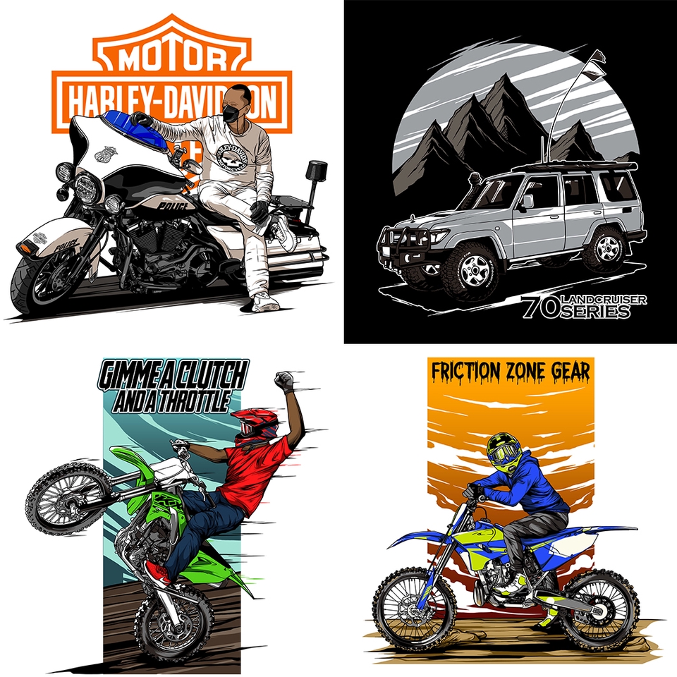 Gambar dan Ilustrasi - DESAIN ILUSTRASI MOTOR DAN MOBIL - 5