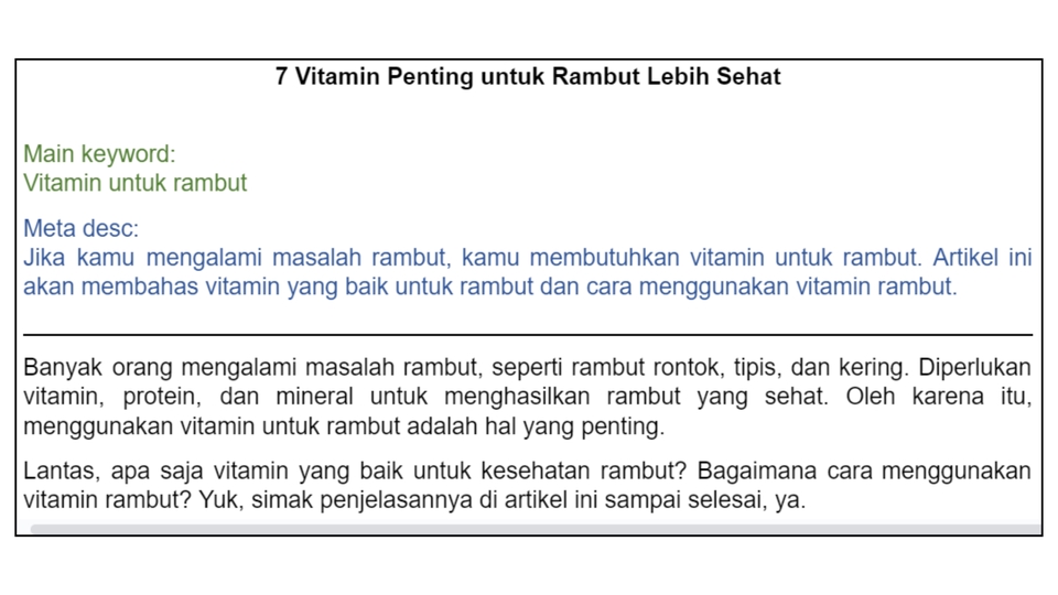 Penulisan Konten - Pembuatan Artikel SEO untuk Website - 19