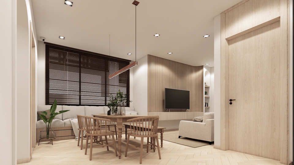 รับออกแบบตกแต่งภายในบ้านพักอาศัย สไตล์โมเดิร์น