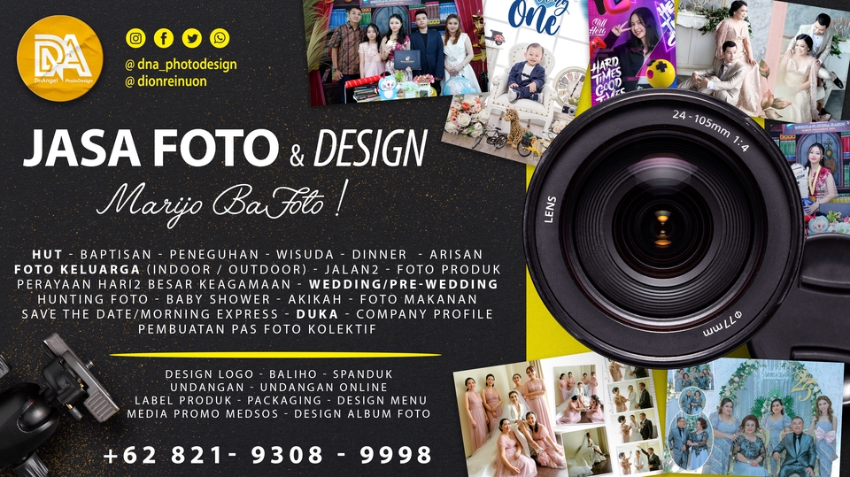 Fotografi - Jasa Foto Personal Branding, Pre-Wedding, Couple / Family Session, Produk di Manado - Sulawesi Utara - 1