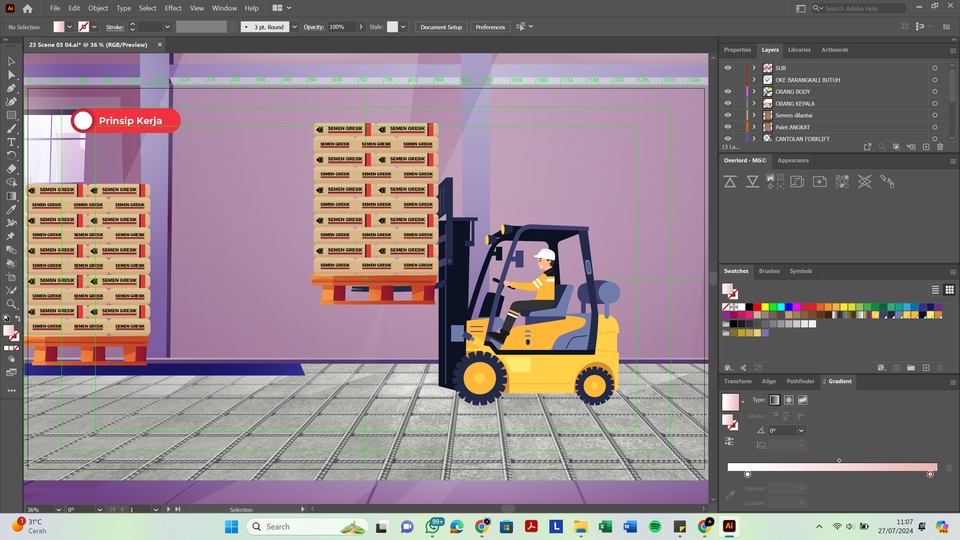 Motion Graphics - Animasi 2D Motion Graphics, Video Explainer, Video Pembelajaran, Video Promo, Safety Induction, dll - 11
