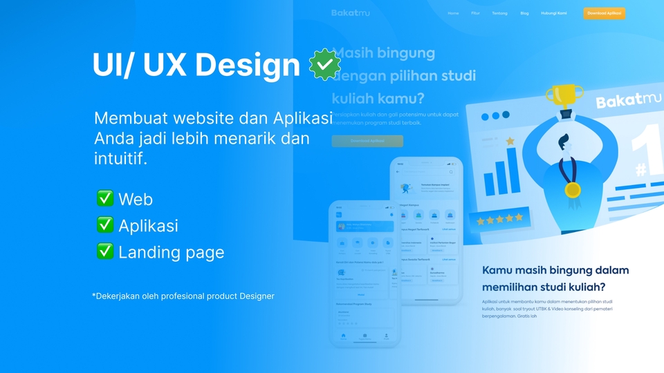 Desain Web - Design UI/UX  - Web, App dan styleguide/Design system - 1
