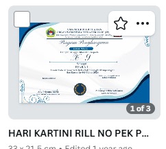 Desain undangan pernikahan unik dan elegan untuk Hari Kartini