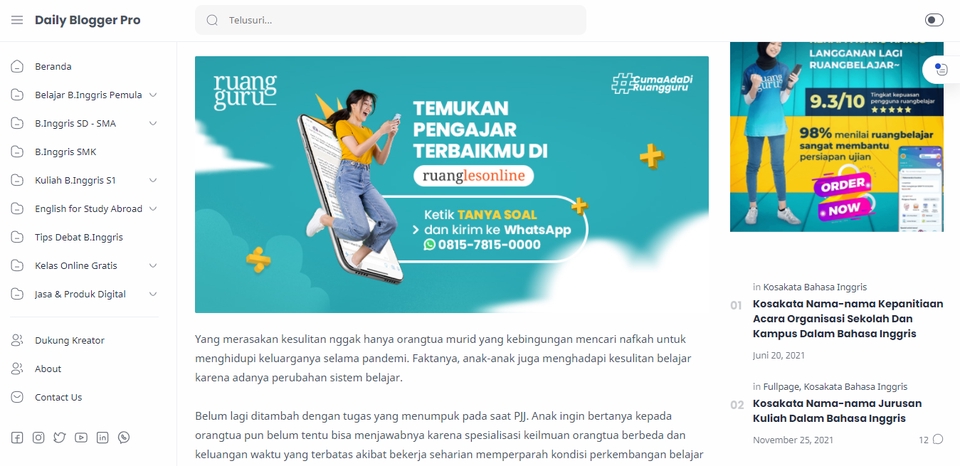 Penulisan Konten - Qualified SEO Content Writer (Trusted by Many Brand) - 2