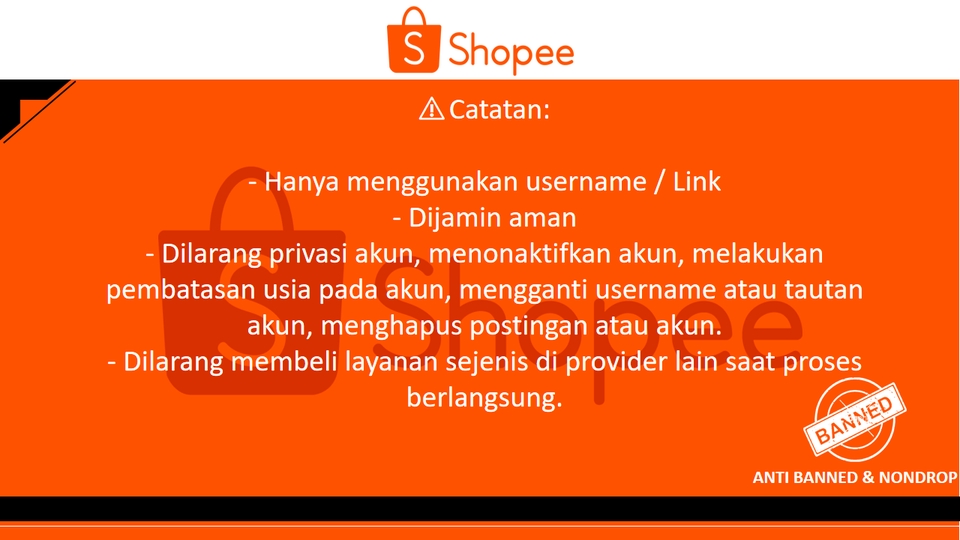 Tambah Followers - FOLLOWERS SHOPEE INDONESIA 100% ANTI BANNED | NONDROP - 3