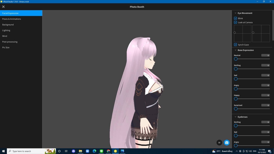 ทำโมเดล 3D - รับทำโมเดล 3D Model จากโปรเเกรม vroid สามารถรับลงใน Vrchat ได้ - 11