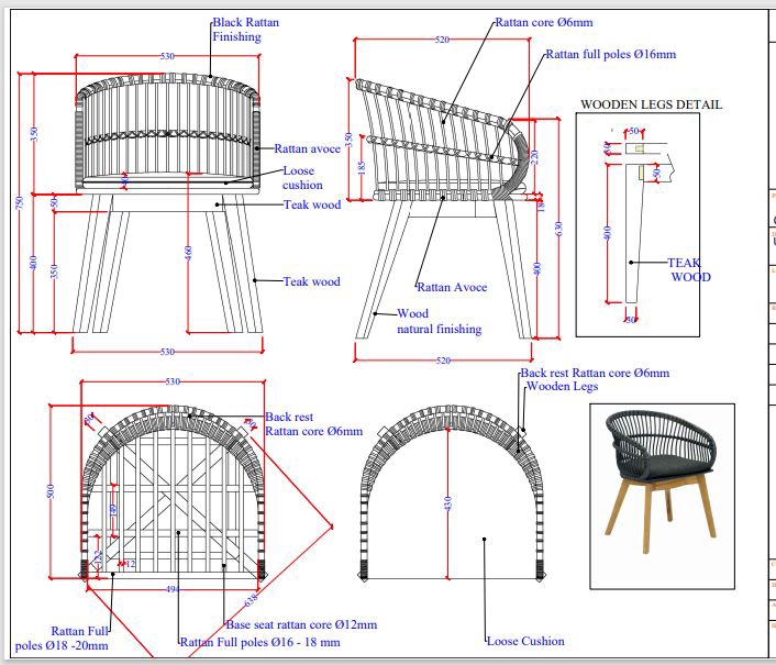 CAD Drawing - Desain and Drafter Furniture - 5